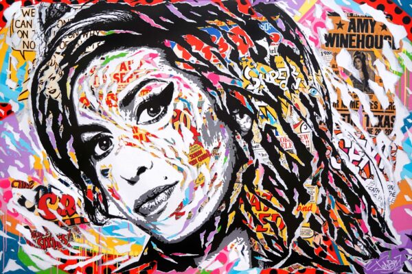 AMY AMY AMY technique mixte sur toile 130215195 by Jo Di Bona 2019