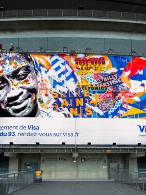 BRANDY avec VISA LE MUR 93 038 PLAINE COMMUNE GRAND PARIS by Jo Di Bona au Stade de France Saint Denis 20218212photo Fab Collage